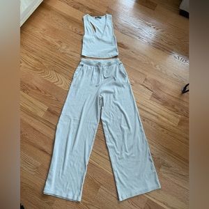 Zara 2pc Beige Lounge Set - S/M